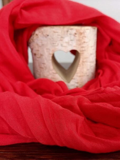 Bild als Zeichen eines Abschiedes Kerze mit Herz